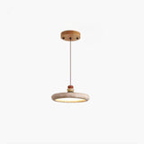 Travertine Pendant Wood Color Detail OpalDwell