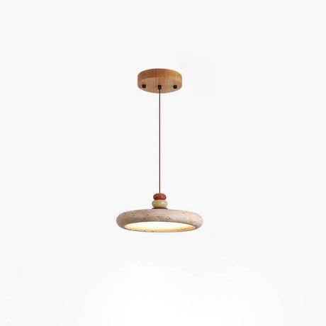 Stone Pendant Light Green Finish Detail OpalDwell