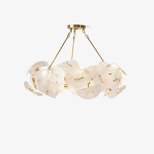 Gold Finish Chandelier for Entryway