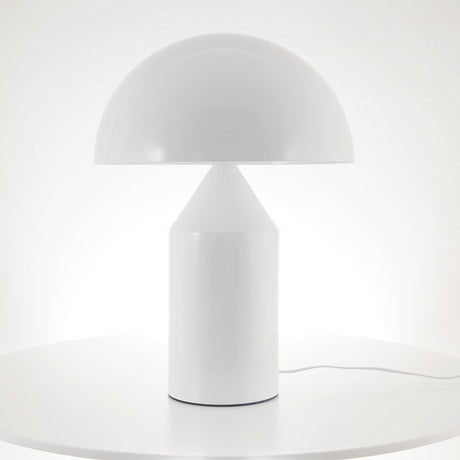 White table lamp for bedside table decor