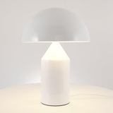 Table lamp cone and hemisphere form close-up