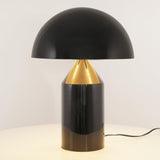 Table lamp on-off push button switch detail