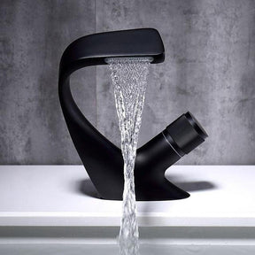 CascadeFlow Modern Waterfall Sink Faucet