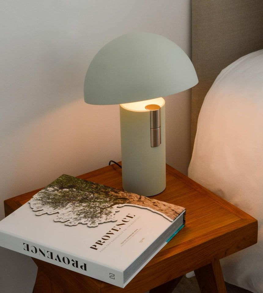 Glass Table Lamp with ambient lighting for office – view 20 | OroDwell