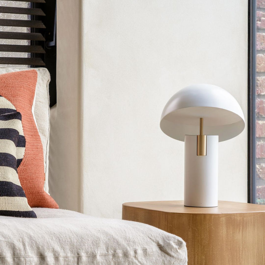 Glass Table Lamp with warm glow lighting – view 24 | OroDwell