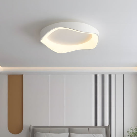 Geometric Etched Pattern Ceiling Light for Bedroom