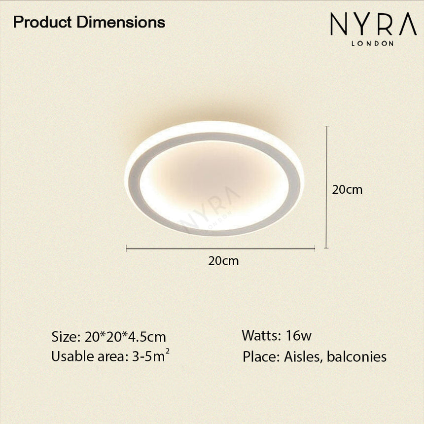 Virelli Ceiling Light Cool White Glow