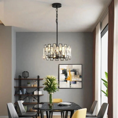 Crystal Pendant Light Diffusing Warm LED Glow for Cozy Ambiance | OroDwell