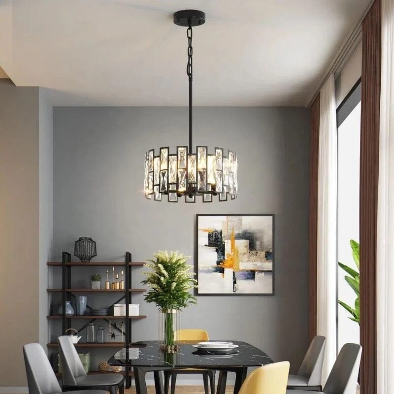 Crystal Pendant Light Diffusing Warm LED Glow for Cozy Ambiance | OroDwell