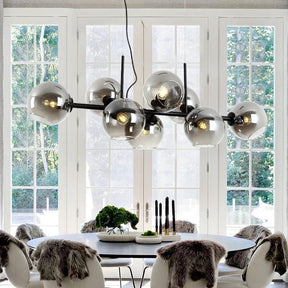 Bubble Chandelier Sleek Silhouette Modern Design