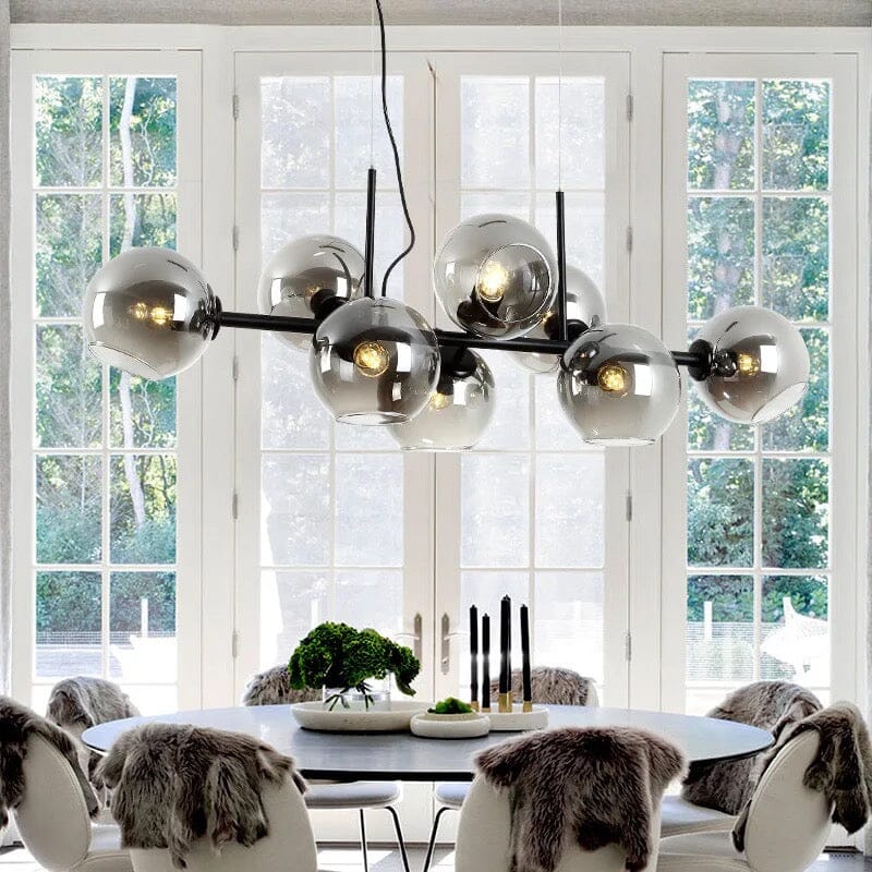 Bubble Chandelier Sleek Silhouette Modern Design