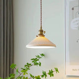 Liora White Ceramic Pendant Light for Kitchen