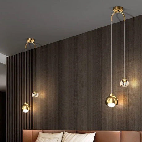 Elaria Crystal Pendant Light for Living Room and Entryway