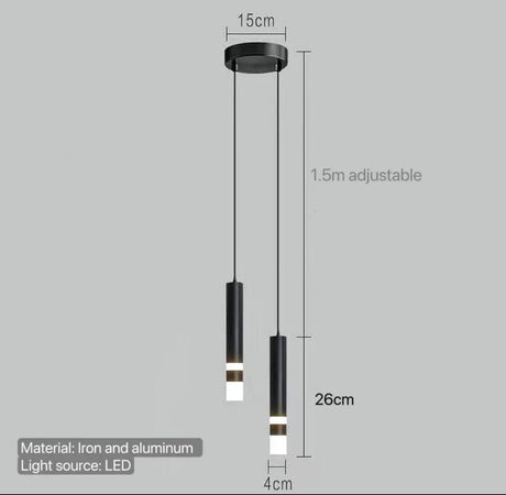 Warm 3000K LED pendant for cozy meals