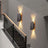 LED wall fixture with clean lines for hallway decor