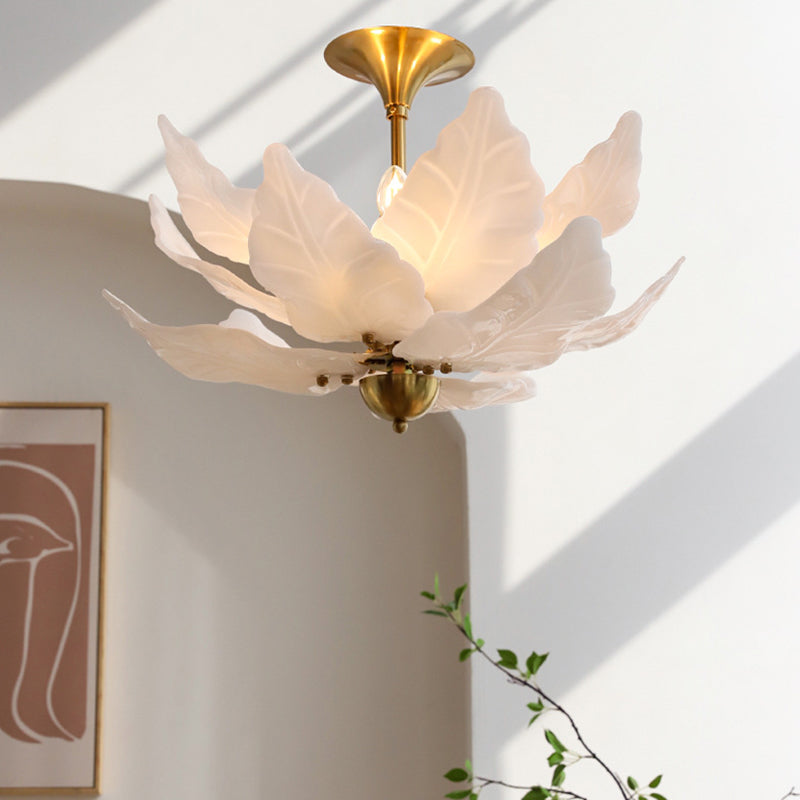 Floral Acrylic Pendant Light Ceiling Fixture
