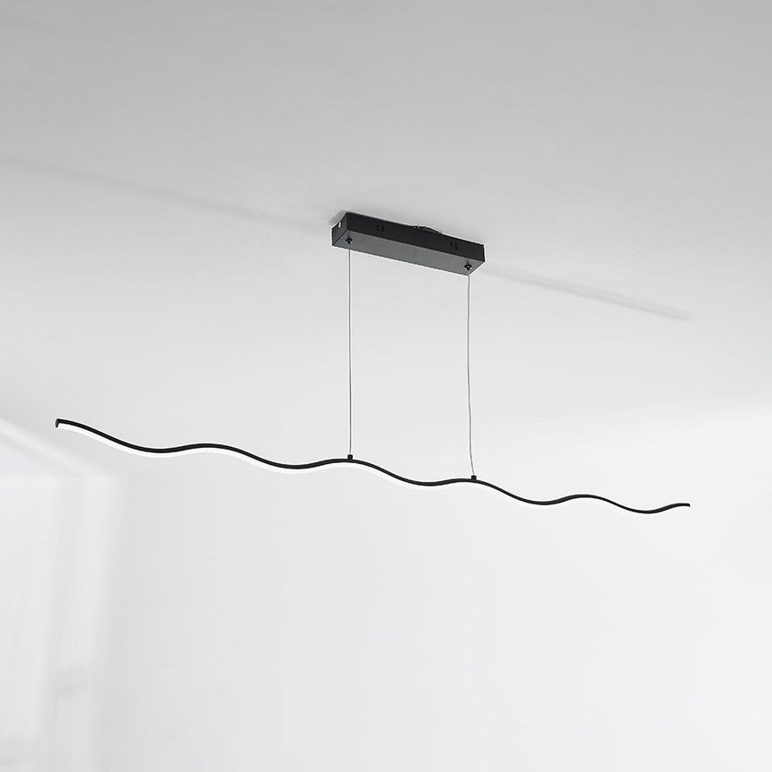 Black and White Pendant Lamp Close-Up of Finish