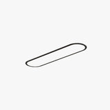 NovaOval Slim Oval Ceiling Light for Living Rooms