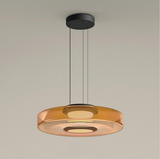 Glass pendant light for kitchens and cafes