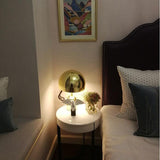 Metal and acrylic Acrylic Table Lamp – warm glow design detail view – view 16 | OroDwell