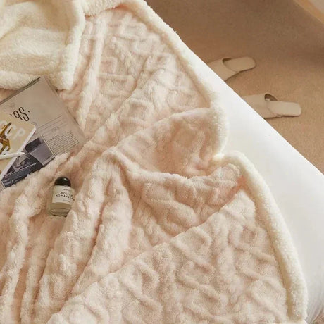 Double-sided blanket for cozy homes