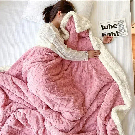 Winter bed blanket warm and soft