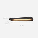 AeroLuma Aluminum Wall Lamp in a hallway setting | OroDwell