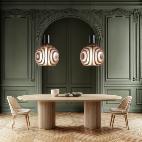 Bamboo pendant light large size variant view