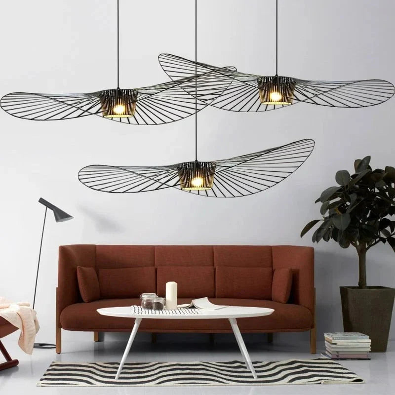 Black Hat Pendant Light for Modern Interiors