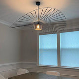 Ceiling lamp fixture black finish