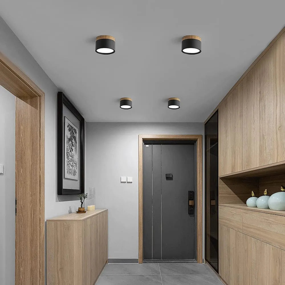 Scandinavian Aluminum Ceiling Light – Hero View - OroDwell
