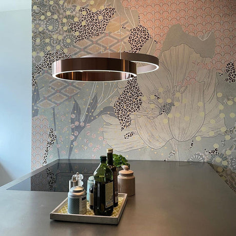 Black gold rose gold pendant light finish options