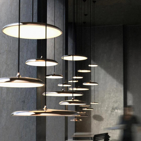 Scandinavian Pendant Light Grey Finish
