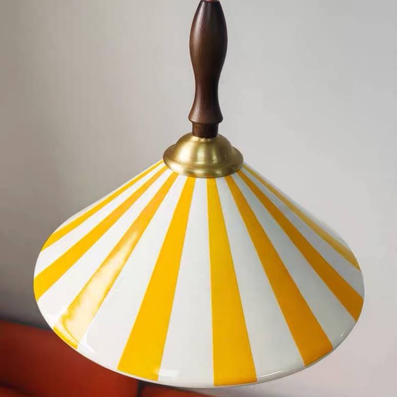 Retro Cone Pendant Light Full View OpalDwell