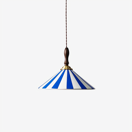 Striped Pendant Light for Entryway Decor