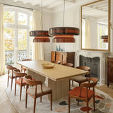 NovaLume Hand-Blown Glass Pendant Light for Living Room