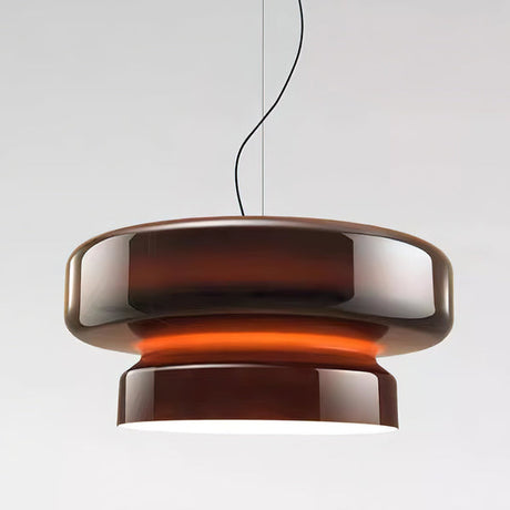 Nyara Blown Glass Pendant Lamp Full Display