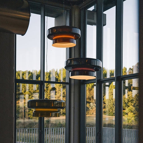 Organic Form Glass Pendant for Home Decor Enthusiasts