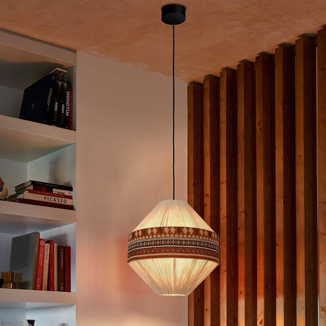 Pendant Light Installed In Bedroom Setting - OroDwell