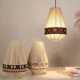 Pendant Light Fringe Silhouette Detail View - OroDwell