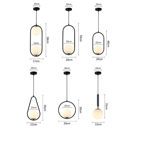 LED Pendant Light for Bedroom Ceiling