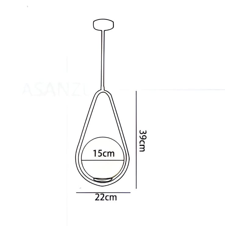 Brass Finish Pendant Light for Contemporary Homes