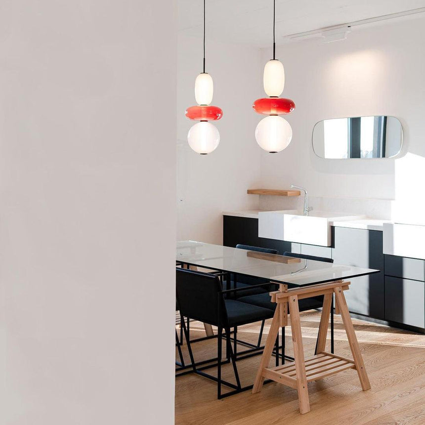 Glass Pendant Light Striking Sophisticated Accent - OroDwell