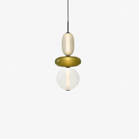 Pendant Light In Colored Glass Finish - OroDwell