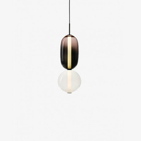 Glass Pendant Light Ambient Lighting View - OroDwell