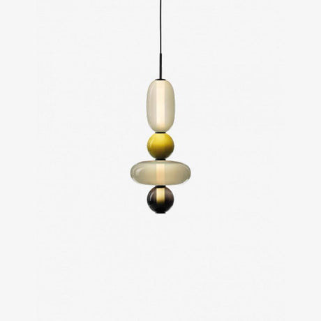 Warm Colorful Glow Glass Pendant Light - OroDwell