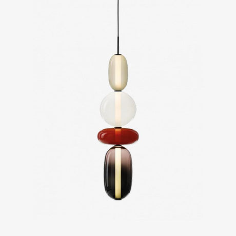 LumaWisp Sugar Glass Pendant Light for Warm Ambience - OpalDwell