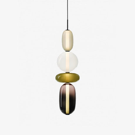 Glass Pendant Light Built-In LED Detail View - OroDwell