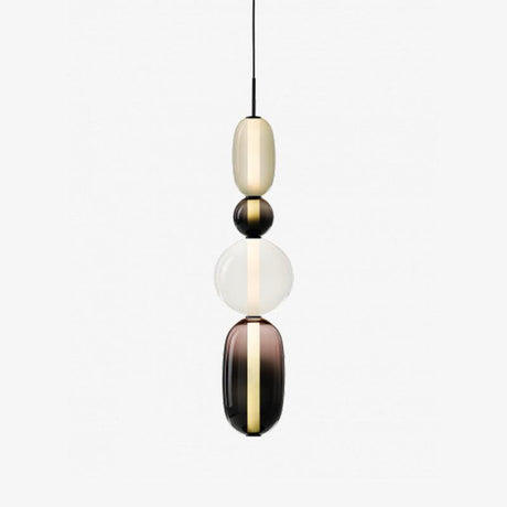 Glass Pendant Light Silhouette Detail View - OroDwell