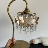 Crystal Table Lamp with Ambient LED Lighting